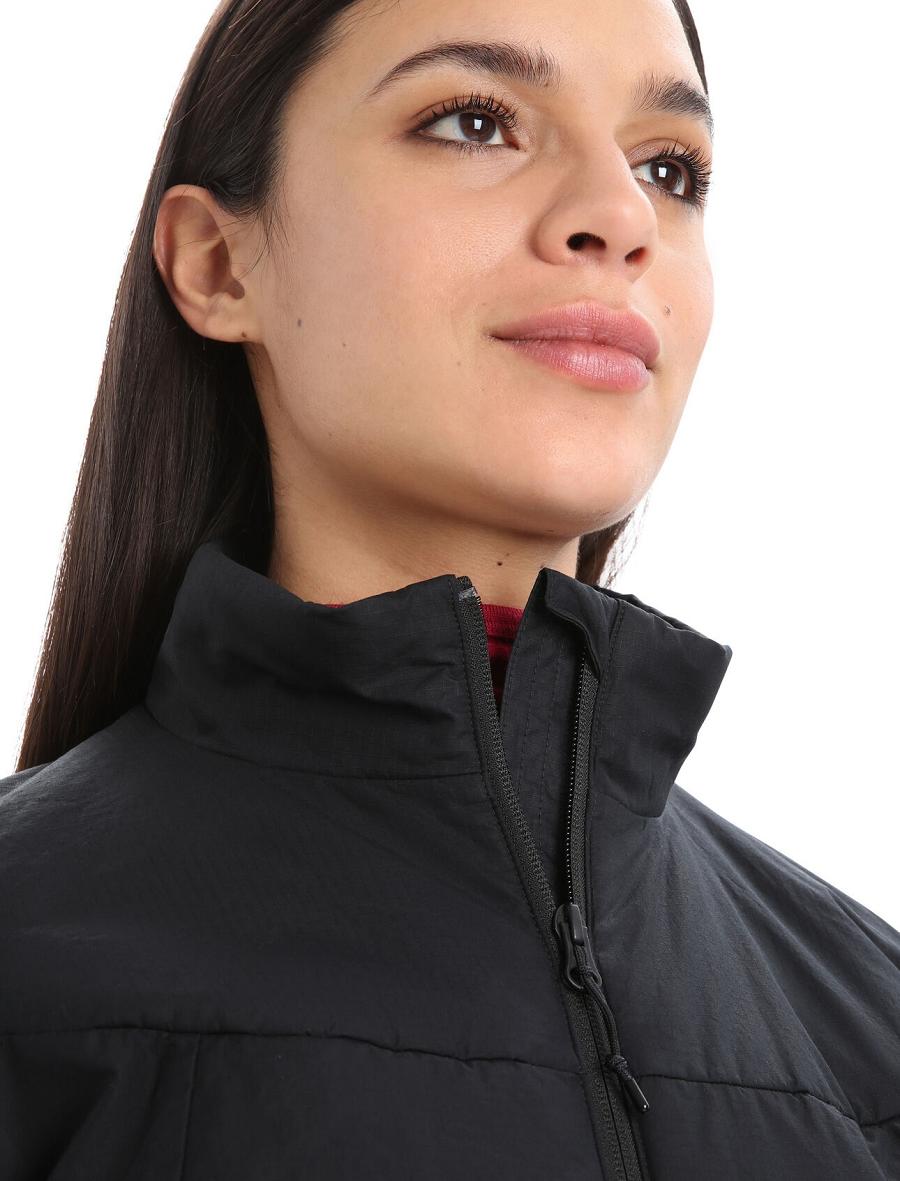 Black Women's Icebreaker MerinoLoft™ Jackets | USA 1649TCEV